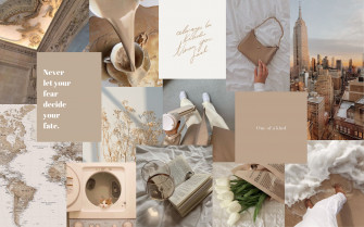 Beige Aesthetic Wallpaper Imac Macbook