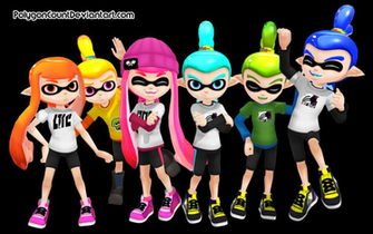 Inkling Rainbow By Polygoncount