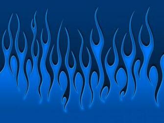 Flames Blue White Jbensch