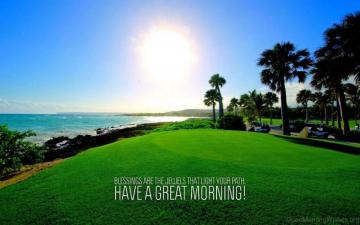 Have A Great Morning Scenery Good Wishes