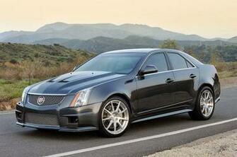 Cadillac Cts V Cool Sedan Car Image In Red
