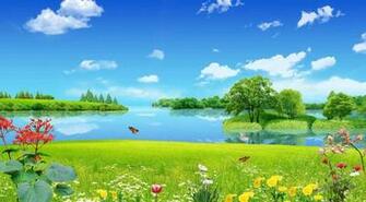Green Fields Animated Wallpaper Desktopanimated