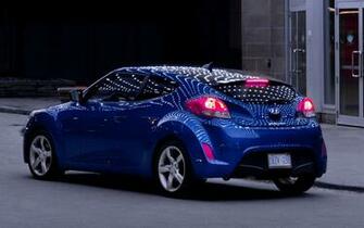 Wallpaper Hyundai Blue Side Street