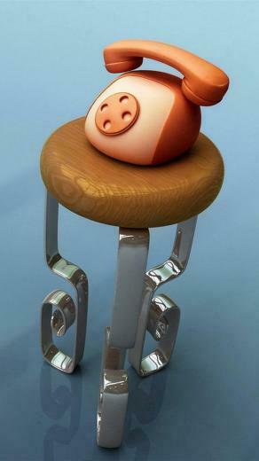 3d Phone On Nightstand HD Wallpaper iPhone Site