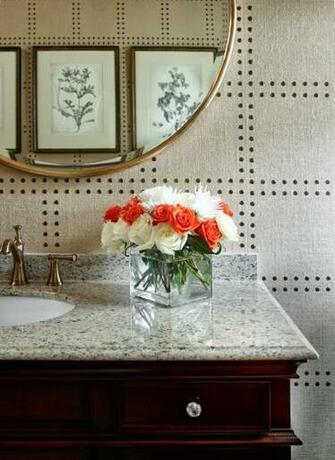 Love This Bathroom Where They Used Phillip Jeffries Coveted Wallpaper