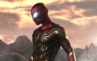 Wallpaper Avengers Infinity War Iron Spider Marvel Comics