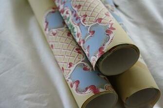 French Country Wallpaper Vintage China Pattern Ephamera From