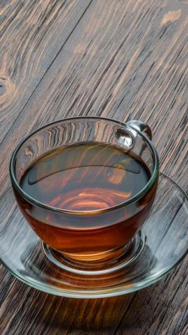 Cup Tea Wooden Party iPhone 5s Wallpaper