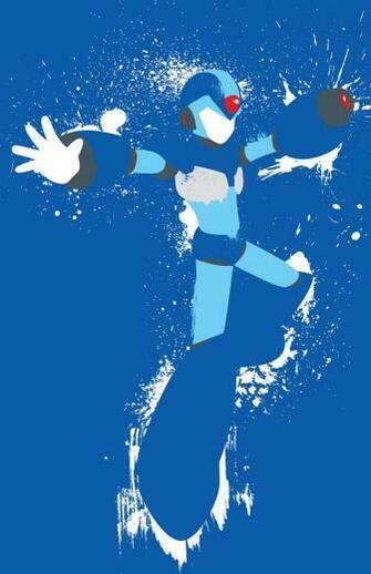 Mega Man X And Zero Splattery Posters By Thedailyrobot On