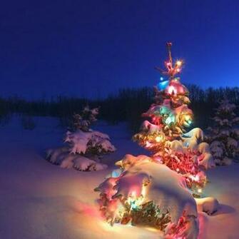 Christmas Night iPad Background Best Wallpaper