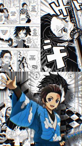 Tanjiro Manga Wallpaper Papel De Parede Anime Personagens