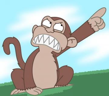 Angry Monkey Family Guy Evil Monkeyby Lonmcgregor