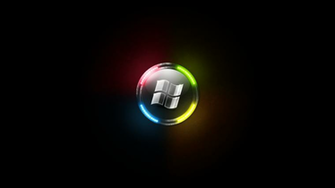 Microsoft Windows On A Black Background Desktop Wallpaper