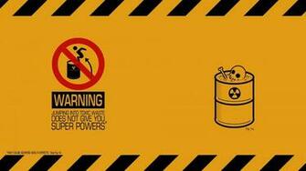 Funny Warning Wallpaper