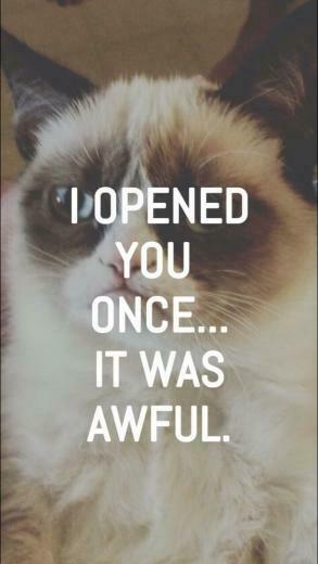 Background Grumpy Cat Inspiring Quotes Phone Wallpaper