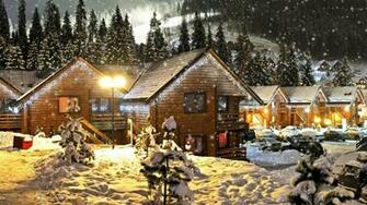 Log Cabin Wallpaper