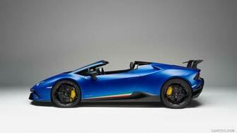 Lamborghini Hurac N Spyder Performante Side HD Wallpaper