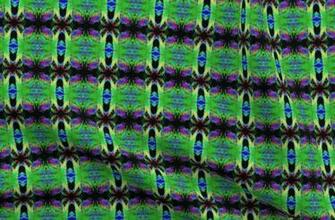 Neon Feathers Spoonflower