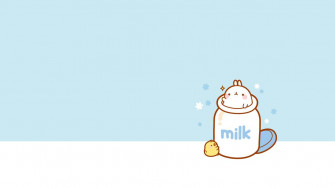 Molang Desain Banner Kartun Wallpaper Laptop