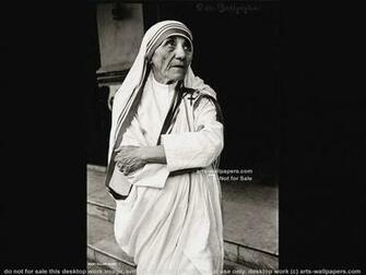Mother Teresa Wallpaper Art Print Poster Desktop Background
