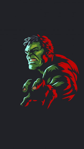 Hulk Digital Artwork 4k Marvel iPhone Wallpaper