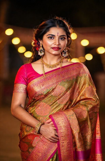 Saree Actress HD Wallpaper 1080p