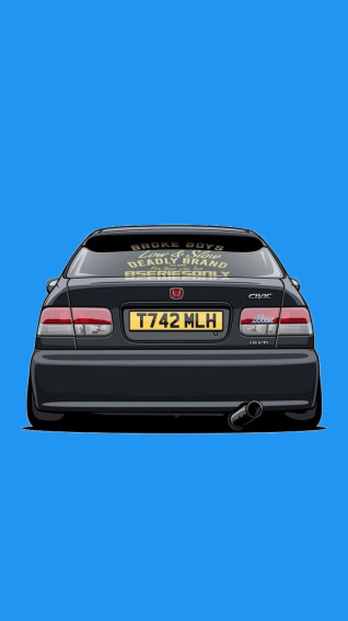 Share Aja On Car Art2 Civic Hatchback Honda Cars