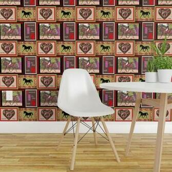 Dressage Horse Fabric By Kristie Hubler On Isobar
