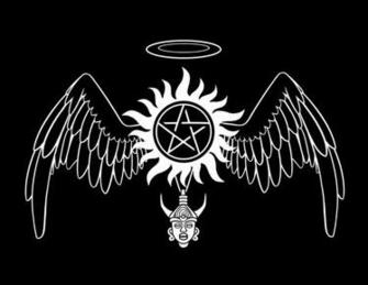 Destiel iPhone Wallpaper Logo Version Art