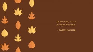 Customizable Autumn Desktop Wallpaper Templates
