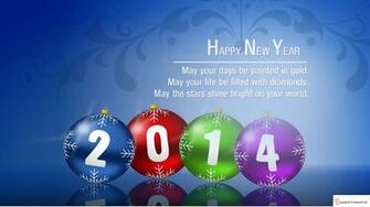 New Year Blessings Wallpaper