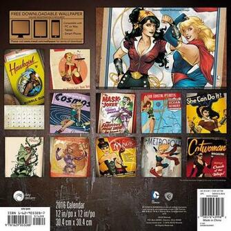Dc Bombshells Wall Calendar