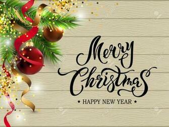 Merry Christmas And Happy New Year Wishes Image Png Card
