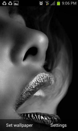 Lip Smoke Live Wallpaper Android