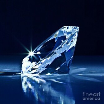 Diamond Background Photograph Fine Art Print