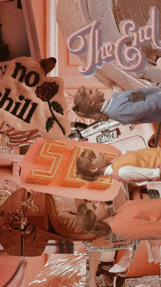 Vibrant Tones Of Orange And Peach Make An Aesthetically Wallpaper