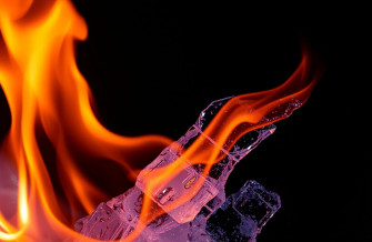 Cool Fire And Ice Wallpaper