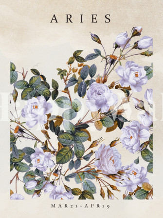 Elegant Floral Wallpaper With Soft Cream