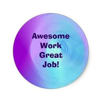 Work Great Job Stickers From Tags Awesome