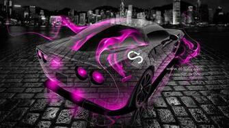 Corvette Zr1 Back Crystal Fire City Car Chevrolet