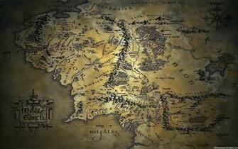 Map Of Middle Earth Wallpaper