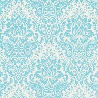 Fabric Wallpaper Turquoise