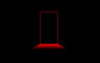 Red Light Behind Closed Door Wallpaper