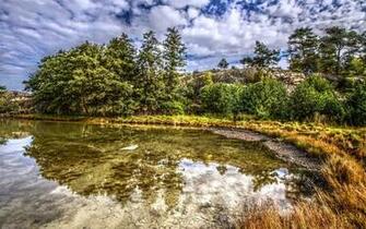 Crystal Clear Lake Widescreen Wallpaper