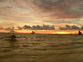 Boracay Beach Sunset New Beaches Nature