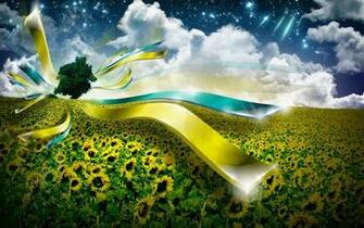 Ukraine Flag Wallpaper Wide HD