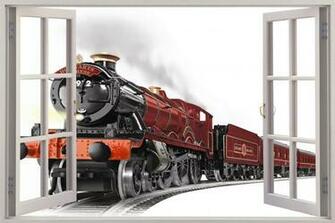 Window Hogwarts Express Wall Stickers Mural Art Decal Wallpaper