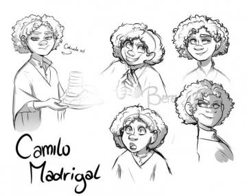 Camilo Madrigal Sketches By Berebearart