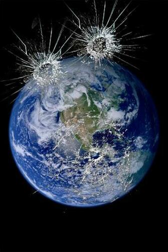 iPhone Cracked Screen Wallpaper