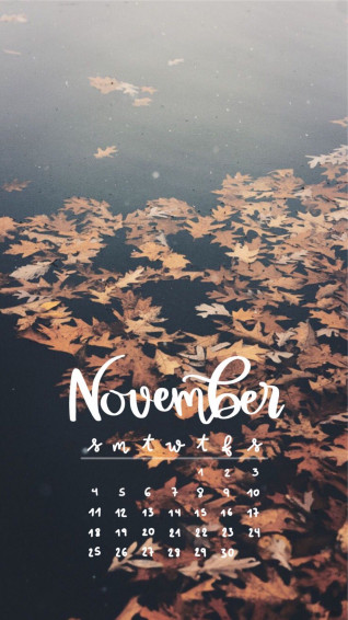 November Calendar Wallpaper